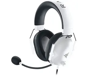 Razer BlackShark V2 X bílá / Herní sluchátka s mikrofonem / 7.1 / 3.5mm Jack / 1.3 m