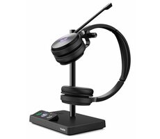 Yealink WH62 černá / Bezdrátová sluchátka s mikrofonem / pro IP telefony Yealink / základna / DECT