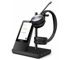 Yealink WH66 černá / Bezdrátová sluchátka s mikrofonem / pro IP telefony Yealink / základna / DECT