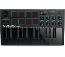 AKAI MPK Mini MK3 Ovládací klávesnice Pad kontrolér MIDI USB černá / doprodej