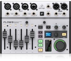 Behringer FLOW 8 / Digitální mixážní pult / 8 kanálů / USB / XLR  / 6.3mm 