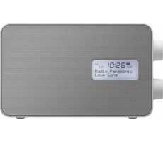 Panasonic RFD30BTEGW bílá / Přenosné rádio / FM / DAB+ / Bluetooth / 3.5mm