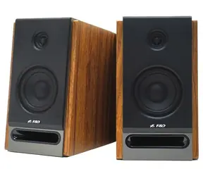 Fenda F&D R27BT hnědá / Reproduktory / 2.0 / 50W / BT 5.0 / USB / AUX / OPT
