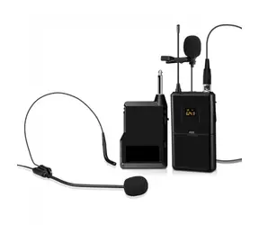 MOZOS MIC-UHF-SET černá / klopový mikrofon / bezdrátový