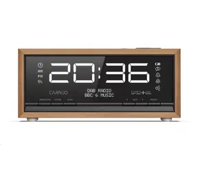 CARNEO C100 hnědo-černá / rádio / FM / Bluetooth 5.0 / 2.5W / displej