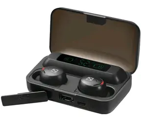 Sandberg Earbuds + Powerbank / bezdrátová sluchátka s mikrofonem + power banka / BT 5.1 / 2000 mAh