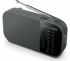 Muse M-025 R černá / Kapesní rádio / FM / MW / 3.5mm