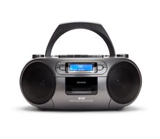 Aiwa BBTC-660DABMG šedá / DAB+ rádio / CD přehrávač / 6W / 3.5 mm Jack / BT 