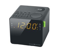 Muse M-187 CR černá / Budík s rádiem / FM / MW / 3.5mm