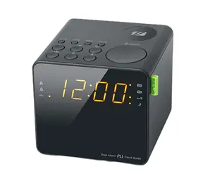 Muse M-187 CR černá / Budík s rádiem / FM / MW / 3.5mm