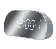 Muse M-170 CMR stříbrná / Budík s rádiem / FM  