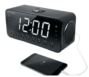 Muse M-192 CR černá / Budík s rádiem / FM / 3.5mm