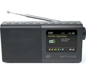 Muse M-117 DB černá / Přenosné rádio / FM / PLL / DAB+ / LCD / budík / 3.5mm