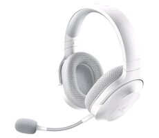 Razer Barracuda X bílá / Bezdrátová herní sluchátka s mikrofonem / 3.5mm jack / USB-C / Bluetooth 5.2 / 1.5m