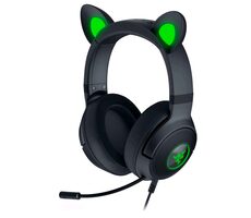 Razer Kraken V2 Pro Kitty černá / Herní sluchátka s mikrofonem / USB / 2m