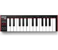 AKAI LPK 25 MKII - Ovládací klávesnice Pad kontrolér MIDI USB černo-červená