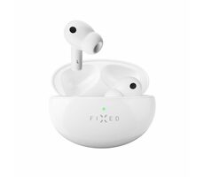 FIXED Pods Pro bílá / Bezdrátová sluchátka / mikrofon / ANC / Bluetooth 5.3 / nabíjecí pouzdro
