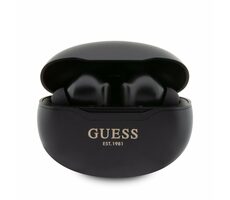 GUESS True Wireless Metalic Finish BT5.3 6H černá / Bezdátová sluchátka / Bluetooth 5.3 