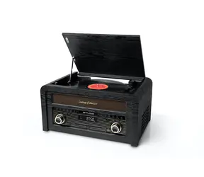 Muse MT-115W černá / Gramofon / 33 &45 & 78 RPM / rádio / MP3 / USB