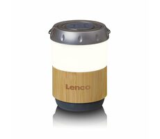 Lenco BTL-030 hnědá / Lucerna s reproduktorem / 3W / BT 5.3 / IPX4
