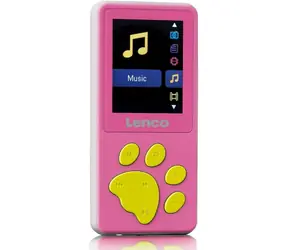 Lenco Xemio 560 růžová / MP3 & MP4 přehrávač / 1.8" TFT / 8GB / MicroSD / 3.5 mm
