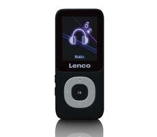 Lenco Xemio 659 šedá / MP3 & MP4 přehrávač / 1.8" TFT / 4GB / MicroSD / 3.5 mm