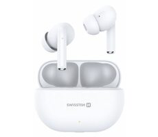 SWISSTEN PRO TUNE bílá / Bluetooth sluchátka / mikrofon / Bluetooth 5.0