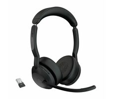 Jabra Evolve2 55 (25599-999-999) černá / Sluchátka / mikrofon / ANC / USB / Bluetooth 2.4 GHz / MS Stereo