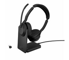 Jabra Evolve2 55 (25599-999-889) černá / Sluchátka / mikrofon / ANC / USB-C / Bluetooth / MS Stereo