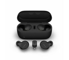 Jabra Evolve2 Buds + bezdrátová nabiječka + USB-C přijímač černá / Bezdrátová sluchátka / mikrofon / ANC / Bluetooth / I