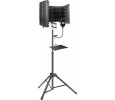 MOZOS MSHIELD-CABIN-SET černá / Sada akustická kabina & stativ & pop-filtr  / doprodej
