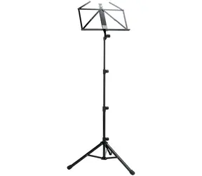 K&M 10810 stojan na noty černá / výška od 720 do 1520 mm