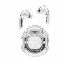Acefast T8 Crystal bílá / Bezdrátová sluchátka / mikrofon / Bluetooth 5.3
