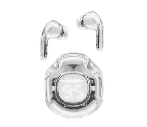 Acefast T8 Crystal bílá / Bezdrátová sluchátka / mikrofon / Bluetooth 5.3