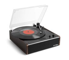 Victrola VTA-73 Eastwood Signature hnědá / Gramofon řemínkový / 33 & 45 & 78 RPM / BT / RCA / 3.5mm jack / repro / Vinyl