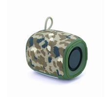 Gembird SPK-BT-LED-03 zelená / Bezdrátový reproduktor / RGB / microSD / FlashDisk / FM / AUX / 1250 mAh