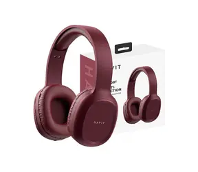 Havit H2590BT Pro červená / Bezdrátová sluchátka / mikrofon / až 4 h / Bluetooth 5.1 