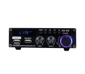 Blitzwolf AS-22 černá / Audio zesilovač / 48W / BT 5.0 / RCA / USB-A / 3.5mm Jack