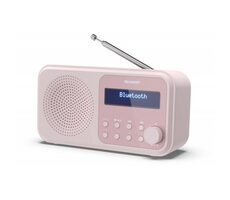SHARP DR-P420 růžová / Přenosné rádio / 2W / DAB+ / FM / BT / 3.5mm 