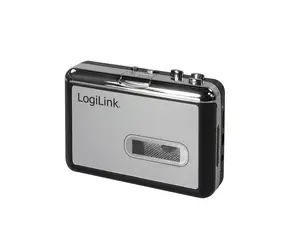 LogiLink UA0156 stříbrná / Kazetový přehrávač / USB-A / 3.5mm 