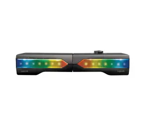 LogiLink SP0059 černá / Soundbar / RGB / Bluetooth 5.0 / 3.5mm 
