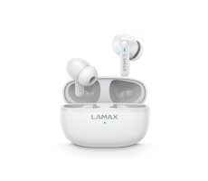 LAMAX Clips1 Play bílá / Bezdrátová sluchátka / mikrofon / Bluetooth 5.3 / doprodej