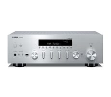 Yamaha R-N600A stříbrná / AV Receiver / 2 kanály / FM / DAB / BT / WiFi / RJ45 / AUX / RCA / Coax / Optický vstup