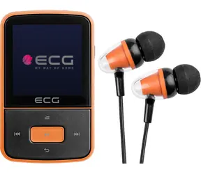 ECG PMP 30 8GB černá & oranžová / MP3 & MP4 přehrávač / 1.5" / 8GB / MicroSD / Radio FM 
