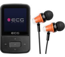 ECG PMP 30 8GB černá / MP3 & MP4 přehrávač / 1.5" / 8GB / MicroSD / Radio FM 