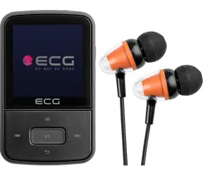 ECG PMP 30 8GB černá / MP3 & MP4 přehrávač / 1.5" / 8GB / MicroSD / Radio FM 