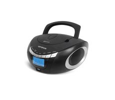 Orava RCD-814 černá / Rádio CD přehrávač / FM / USB / AUX / Bluetooth / 2x2W repro