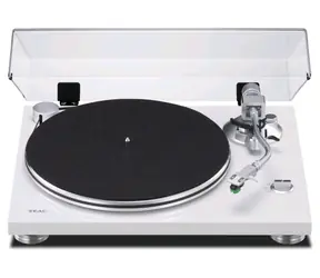 TEAC TN-3B-SE bílá / Gramofon / 33 & 45 RPM / RCA / předzesilovač