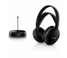 Philips SHC5200/10 černá / Bezdrátová sluchátka / RF