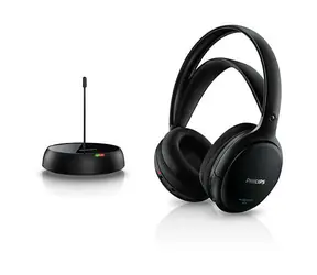 Philips SHC5200/10 černá / Bezdrátová sluchátka / RF